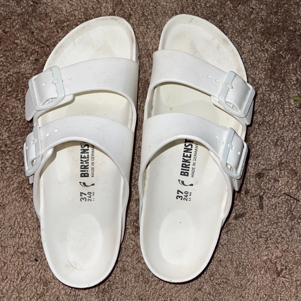 White Birkenstocks